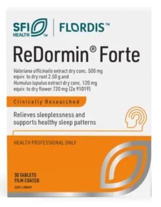 SFI Health (Flordis) ReDormin Forte | $35.95 | For Sleep (Valerian